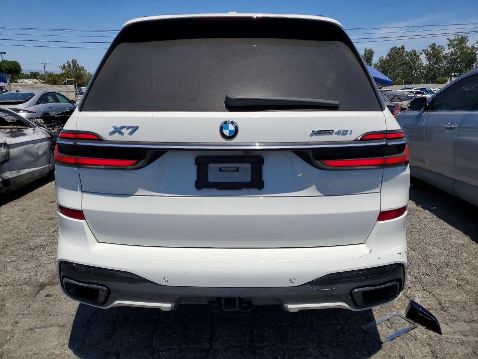 2023 BMW X7 VIN 5UX23EM05P9P84249 COPART salvage auction — MINOR DENT/SCRATCHES, CA - CERTIFICATE OF TITLE (P), sold $41,250 on 2026-07-30 (photo 6)