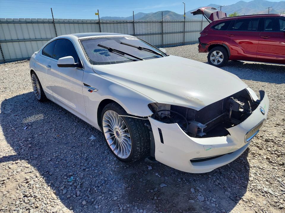 2013 BMW 6er VIN WBAYM1C5XDDZ02431 COPART salvage auction — FRONT END, Ut - Salvage Certificate, sold $3,850 on 2026-07-10 (photo 4)
