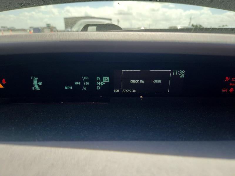 2010 Toyota Prius VIN JTDKN3DU1A1295131 COPART salvage auction — SIDE, TX - SALVAGE VEHICLE TITLE, sold $1,500 on 2026-07-16 (photo 9)
