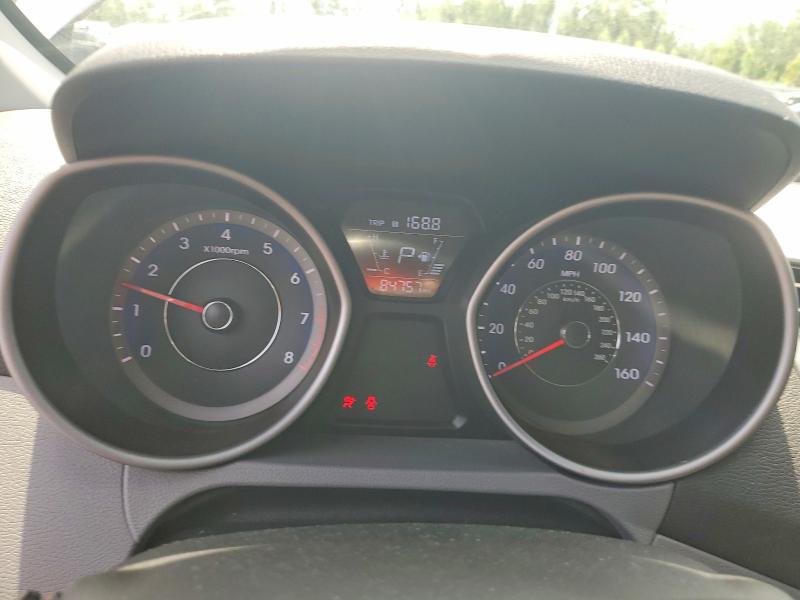 2014 Hyundai Elantra VIN KMHDH4AE4EU105194 COPART salvage auction — SIDE, Or - Salvage Title Certificate, sold $1,850 on 2026-07-29 (photo 9)