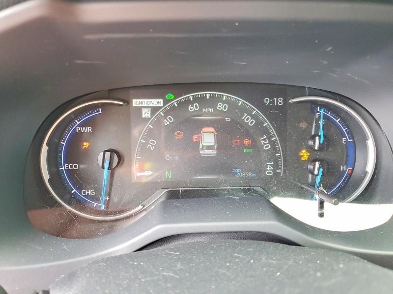 2025 Toyota VIN JTME6RFV5SJ077584 COPART salvage auction — FRONT END, CA - SALVAGE CERTIFICATE, sold $150 on 2026-07-30 (photo 9)