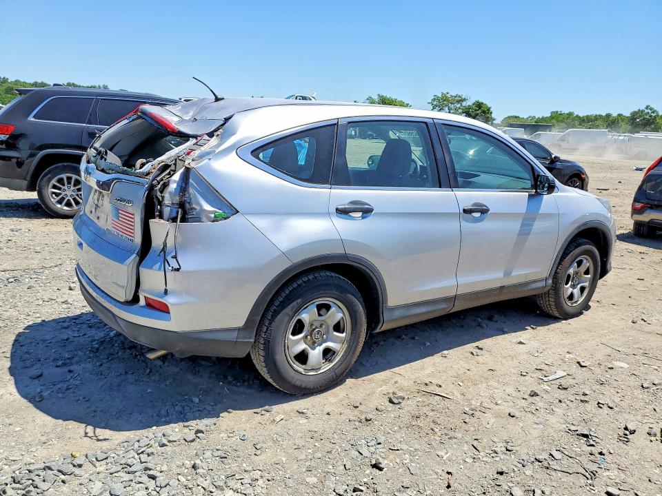 2016 Honda VIN 2HKRM4H31GH649529 COPART salvage auction — REAR END, Md - Cert Of Salvage > 75% Damage, sold $5,200 on 2026-07-02 (photo 3)