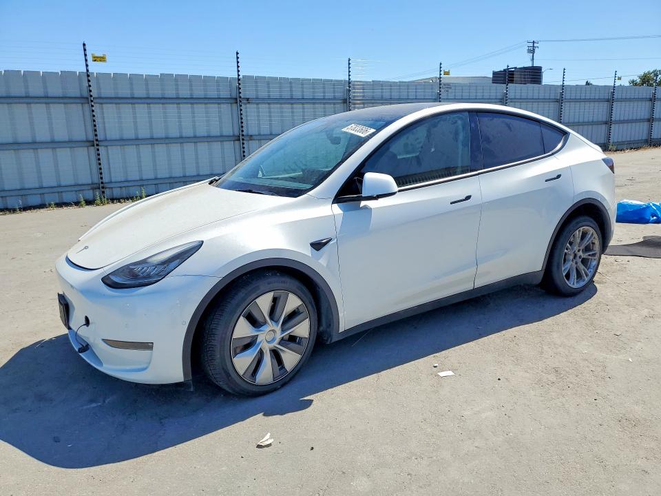2022 Tesla VIN 7SAYGDEE8NF314534 COPART salvage auction — FRONT END, Ca - Salvage Certificate, sold $8,000 on 2026-07-30 (photo 1)