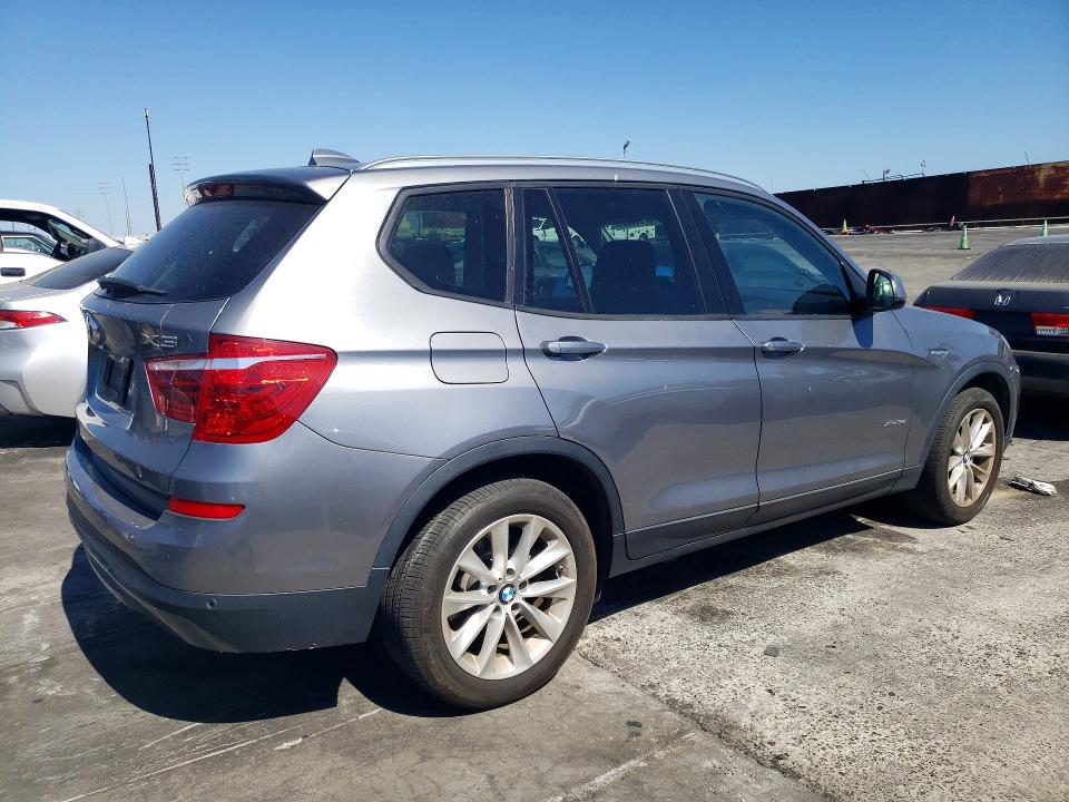 2016 BMW VIN 5UXWX9C54G0D68694 COPART salvage auction — FRONT END, Ca - Salvage Certificate, sold $4,100 on 2026-07-06 (photo 3)