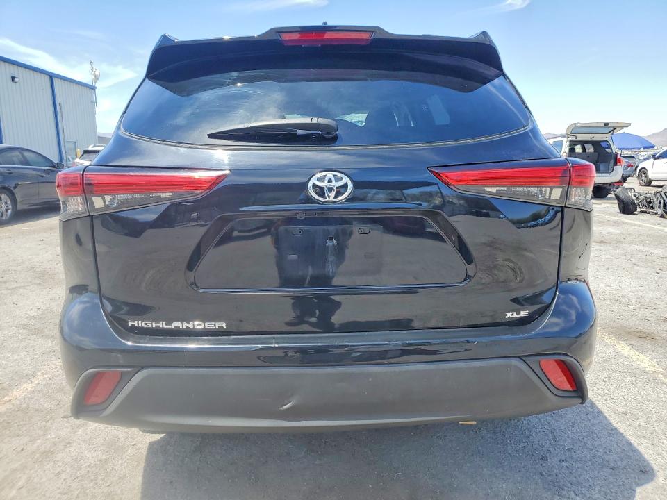 2023 Toyota Highlander VIN 5TDKDRAH1PS034820 COPART salvage auction — FRONT END, NV - SALVAGE TITLE, sold $250 on 2026-07-30 (photo 6)