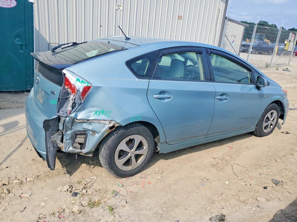 2012 Toyota Prius VIN JTDKN3DU3C5406242 COPART salvage auction — REAR END, MD - CERT OF SALVAGE > 75% DAMAGE (P), sold $1,150 on 2026-07-14 (photo 3)