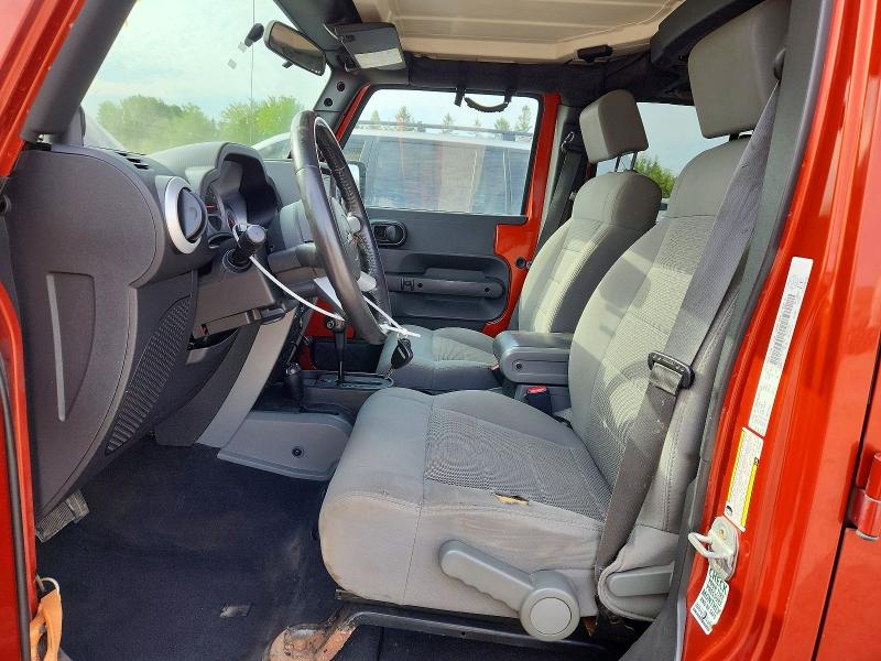 2009 Jeep Wrangler unlimited VIN 1J4GA59149L731962 COPART salvage auction — FRONT END, ON - PERMIT SALVAGE, sold $1,800 on 2026-07-28 (photo 7)
