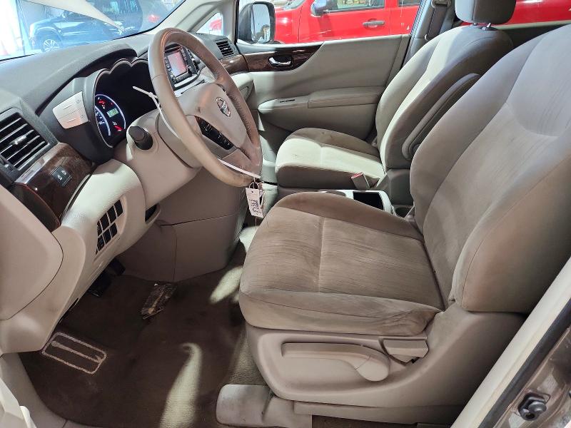 2015 Nissan Quest VIN JN8AE2KP5F9130036 COPART salvage auction — FRONT END, Pa - Certificate Of Salvage, sold $475 on 2026-07-02 (photo 7)