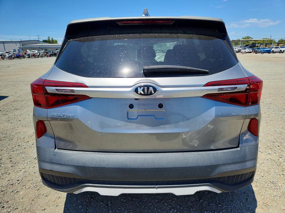 2021 Kia Seltos VIN KNDEPCAA2M7186583 COPART salvage auction — FRONT END, Ca - Dis/Dlr/Exp Only Clean Title (P), sold $2,100 on 2026-07-02 (photo 6)