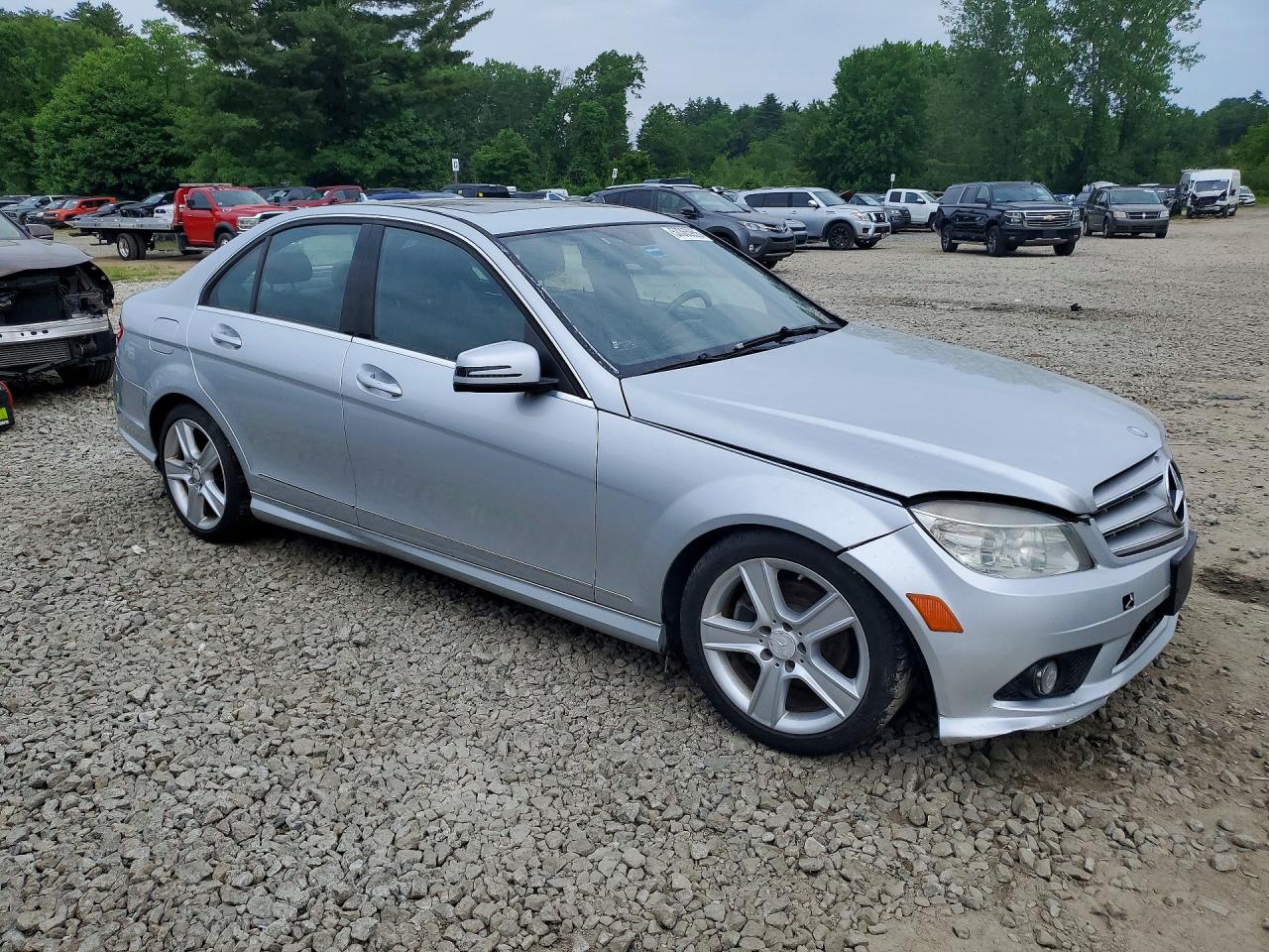 2010 Mercedes-Benz C-Class VIN WDDGF8BBXAR119767 COPART salvage auction — Minor Dent/Scratches, ME - CERTIFICATE OF TITLE, sold $1,350 on 2026-07-01 (photo 4)