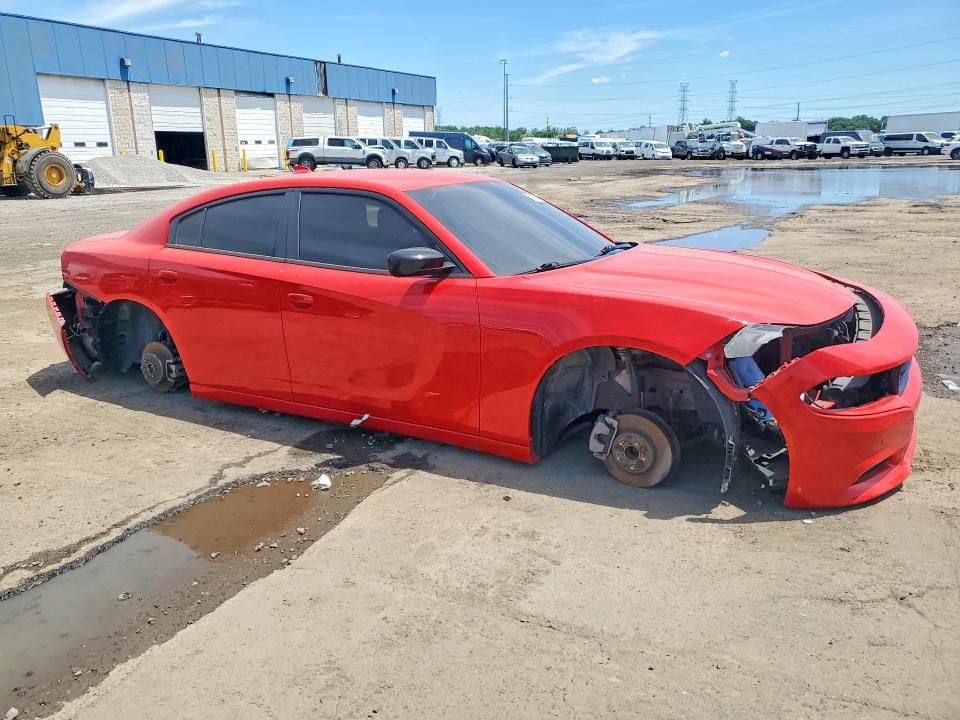 2023 Dodge Charger VIN 2C3CDXBG5PH530933 COPART salvage auction — FRONT END, MI - CERTIFICATE OF TITLE, sold $5,800 on 2026-07-02 (photo 4)