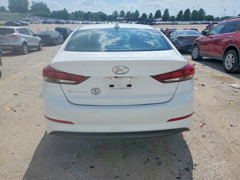 2018 Hyundai Elantra VIN 5NPD84LF3JH217001 COPART salvage auction — FRONT END, Mo - Salvage Certificate Of Title, sold $1,700 on 2026-07-02 (photo 6)