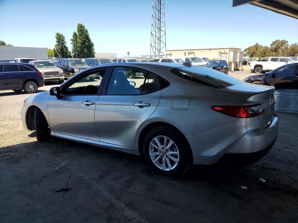 2025 Toyota Camry VIN 4T1DAACK2SU191204 COPART salvage auction — VANDALISM, Ca - Salvage Certificate, sold $14,000 on 2026-07-02 (photo 2)