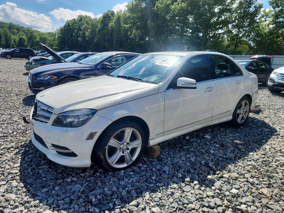 2011 Mercedes-benz C class VIN WDDGF8BB9BR148467 COPART salvage auction — MECHANICAL, Ma - Certificate Of Title, sold $450 on 2026-07-10 (photo 1)