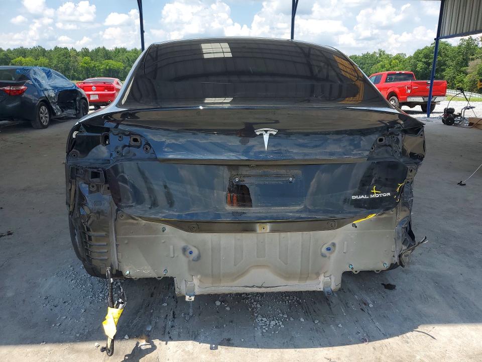 2021 Tesla Model 3 VIN 5YJ3E1EBXMF051026 COPART salvage auction — REAR END, GA - CERT OF TITLE-SALVAGE (P), sold $9,400 on 2026-07-16 (photo 6)