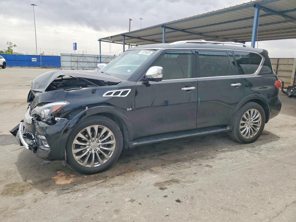 2016 Infiniti VIN JN8AZ2NE2G9122640 COPART salvage auction — FRONT END, TX - SALVAGE VEHICLE TITLE, sold $3,100 on 2026-07-06 (photo 1)