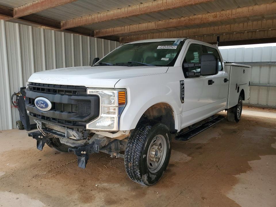 2021 Ford F-250 super duty VIN 1FT7W2B62MED96256 COPART salvage auction — FRONT END, TX - CERTIFICATE OF TITLE, sold $12,200 on 2026-08-27 (photo 1)