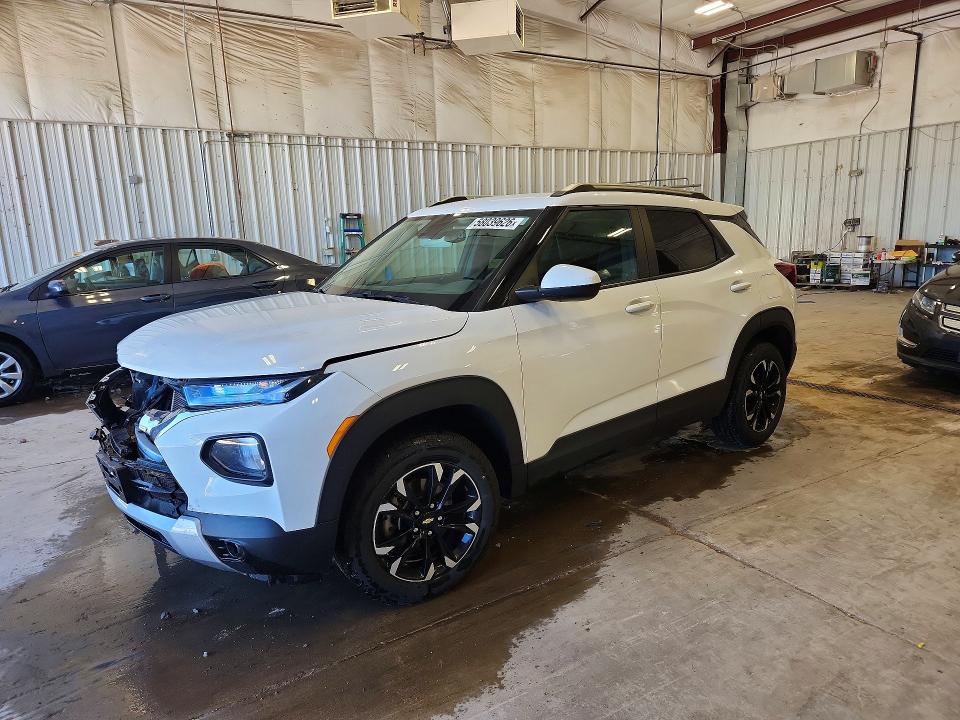 2022 Chevrolet Trailblazer VIN KL79MRSL9NB101375 COPART salvage auction — FRONT END, Wi - Cert Of Title-Salvage Vehicle, sold $6,000 on 2026-07-27 (photo 1)