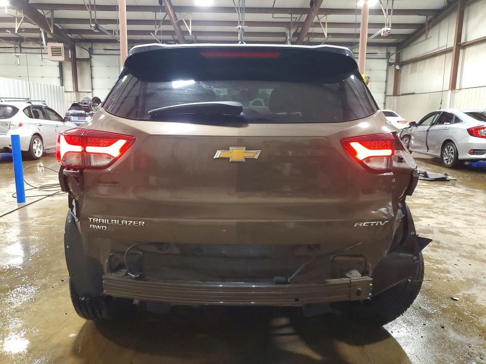 2021 Chevrolet VIN KL79MSSL5MB136601 COPART salvage auction — REAR END, Pa - Certificate Of Salvage, sold $5,500 on 2026-07-21 (photo 6)