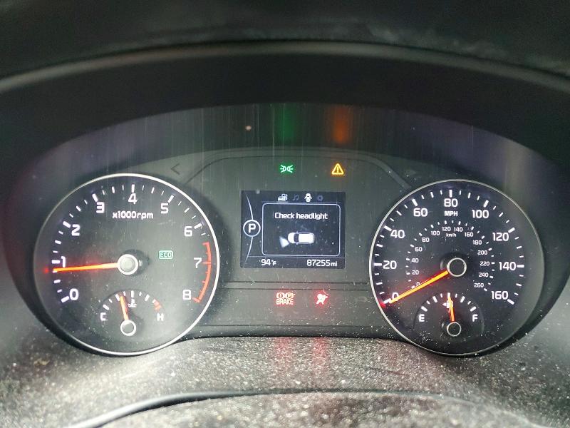 2018 Kia Sportage VIN KNDPN3AC4J7387896 COPART salvage auction — FRONT END, Fl - Cert Of Title Slvg Rebuildable, sold $2,450 on 2026-07-28 (photo 9)