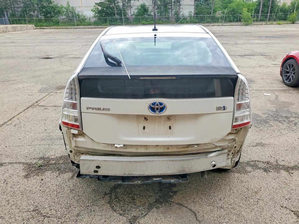 2011 Toyota Prius VIN JTDKN3DU9B0298544 COPART salvage auction — REAR END, Il - Certificate Of Title, sold $1,600 on 2026-07-27 (photo 6)