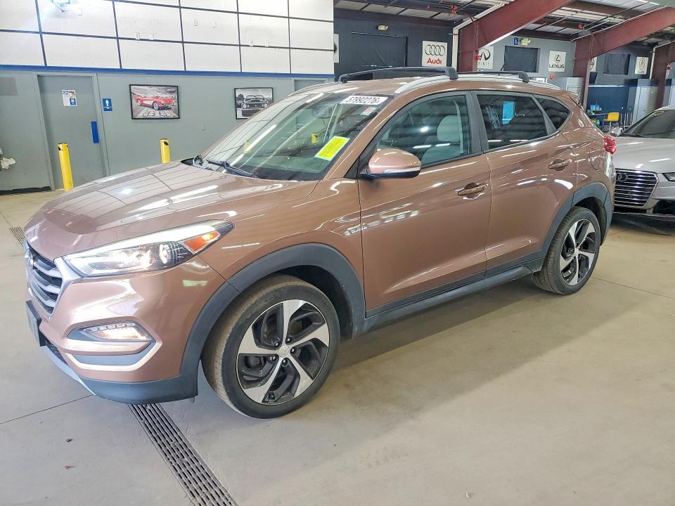 2016 Hyundai Tucson VIN KM8J3CA25GU111008 COPART salvage auction — FRONT END, MA - CERTIFICATE OF TITLE, sold $1,350 on 2026-07-24 (photo 1)