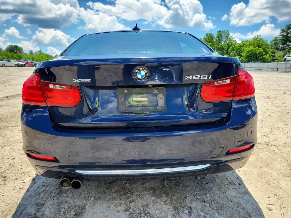 2015 BMW 3er VIN WBA3B5G56FNS16062 COPART salvage auction — SIDE, MA - CERTIFICATE OF TITLE, sold $2,050 on 2026-07-27 (photo 6)