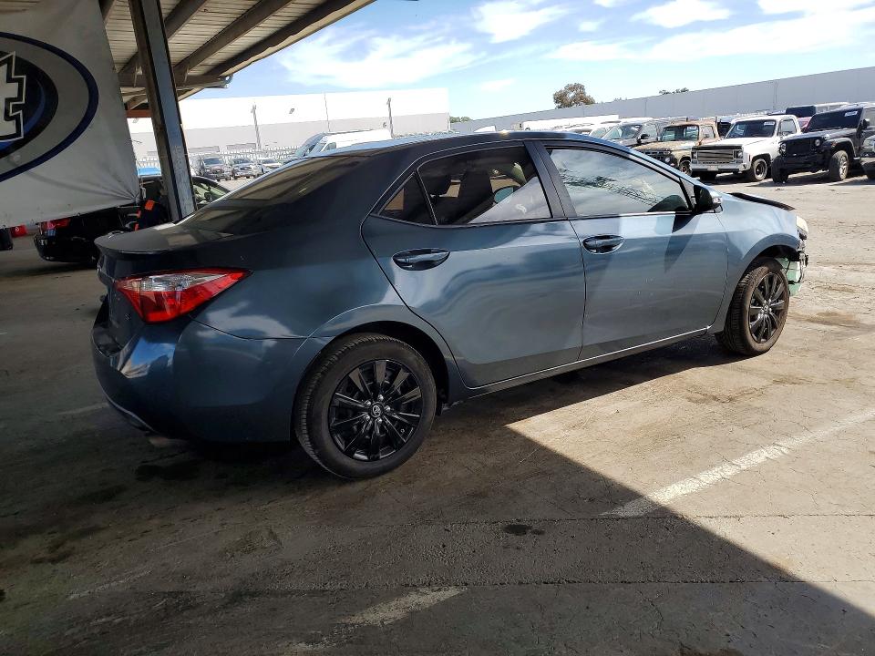 2016 Toyota Corolla VIN 5YFBURHE7GP440878 COPART salvage auction — FRONT END, CA - SALVAGE CERTIFICATE, sold $1,200 on 2026-07-14 (photo 3)