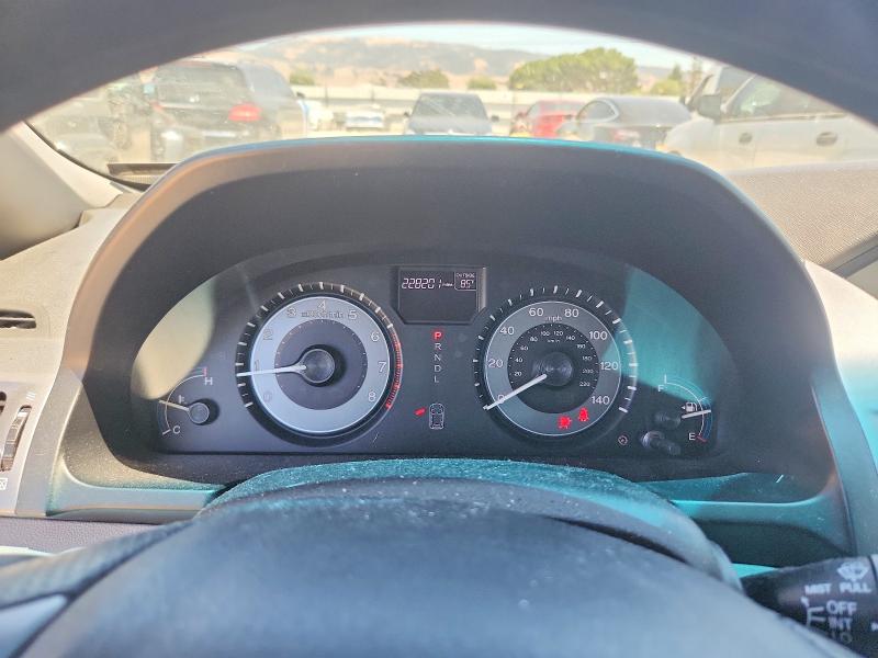 2012 Honda Odyssey VIN 5FNRL5H47CB084455 COPART salvage auction — FRONT END, Ca - Salvage Certificate, sold $1,200 on 2026-07-02 (photo 9)