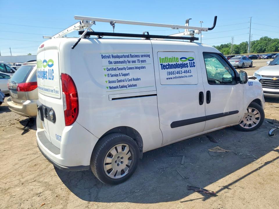 2016 Ram Promaster city VIN ZFBERFBT1G6B52162 COPART salvage auction — FRONT END, Mi - Certificate Of Title, sold $500 on 2026-07-31 (photo 3)