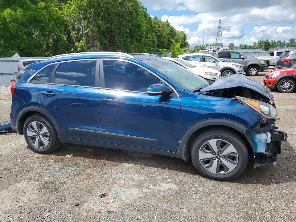 2018 Kia Niro VIN KNDCC3LC3J5213007 COPART salvage auction — FRONT END, On - Permit Salvage, sold $750 on 2026-07-14 (photo 4)