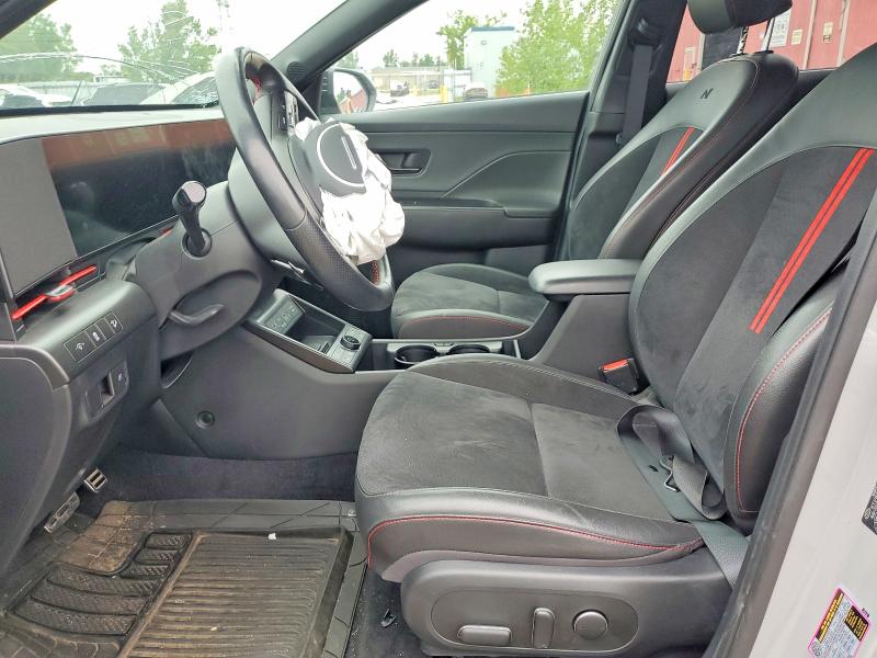2024 Hyundai Kona VIN KM8HECA39RU038536 COPART salvage auction — FRONT END, On - Permit Salvage, sold $7,700 on 2026-07-28 (photo 7)