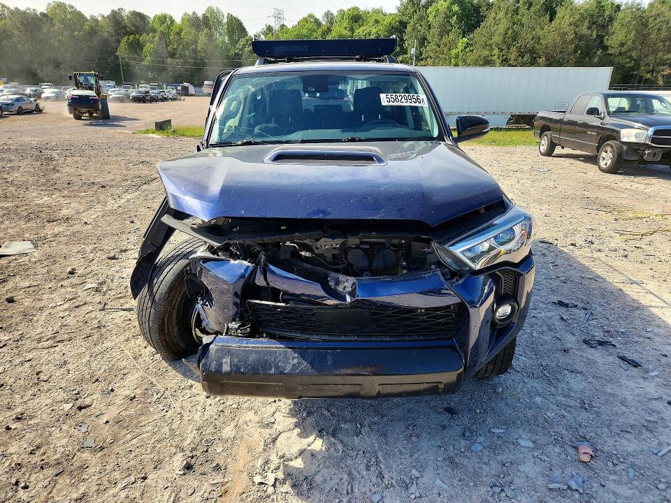 2021 Toyota 4runner VIN JTEHU5JR9M5854328 COPART salvage auction — FRONT END, Va - Cert Of Title - Salvage, sold $7,300 on 2026-07-20 (photo 5)