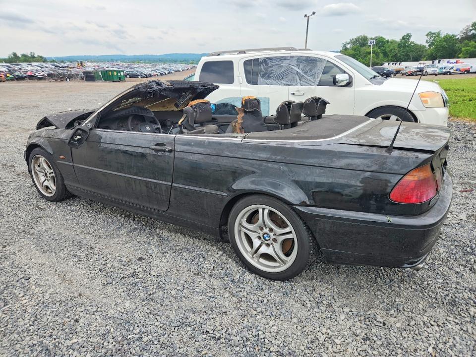 2001 BMW 3 series VIN WBABS53451EV85836 COPART salvage auction — BURN, Pa - Certificate Of Salvage, sold $400 on 2026-07-07 (photo 2)