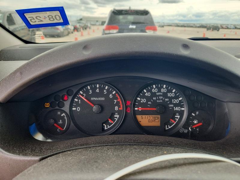 2007 Nissan Navara (frontier) VIN 1N6AD06U57C464930 COPART salvage auction — FRONT END, Tx - Salvage Vehicle Title, sold $1,800 on 2026-07-09 (photo 9)