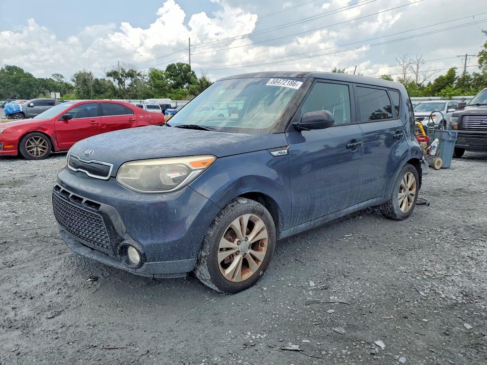 2016 Kia Soul VIN KNDJP3A53G7302914 COPART salvage auction — REAR END, Fl - Cert Of Title Slvg Rebuildable, sold $825 on 2026-07-10 (photo 1)