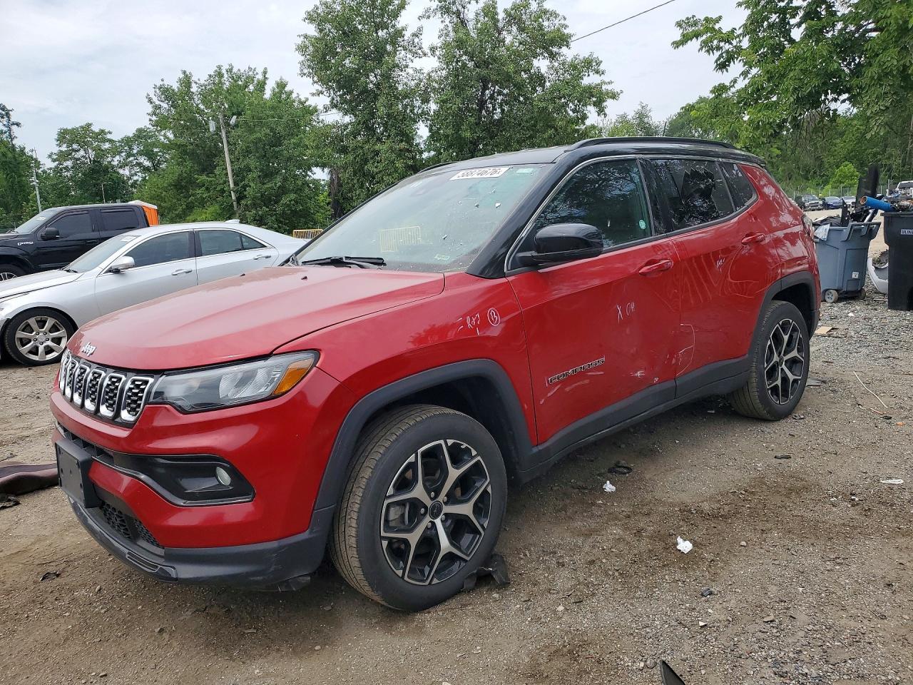 2025 Jeep Compass VIN 3C4NJDCN7ST545104 — COPART salvage auction photo