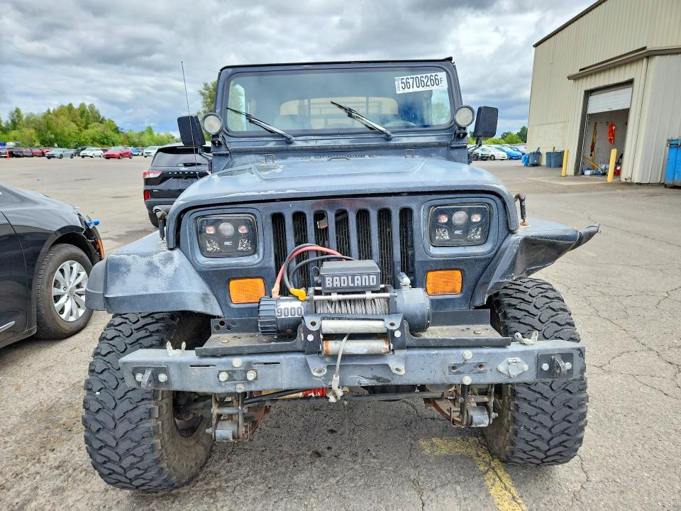 1993 Jeep Wrangler / VIN 1J4FY29S0PP267430 COPART salvage auction — FRONT END, Or - Salvage Title Certificate, sold $925 on 2026-07-27 (photo 5)