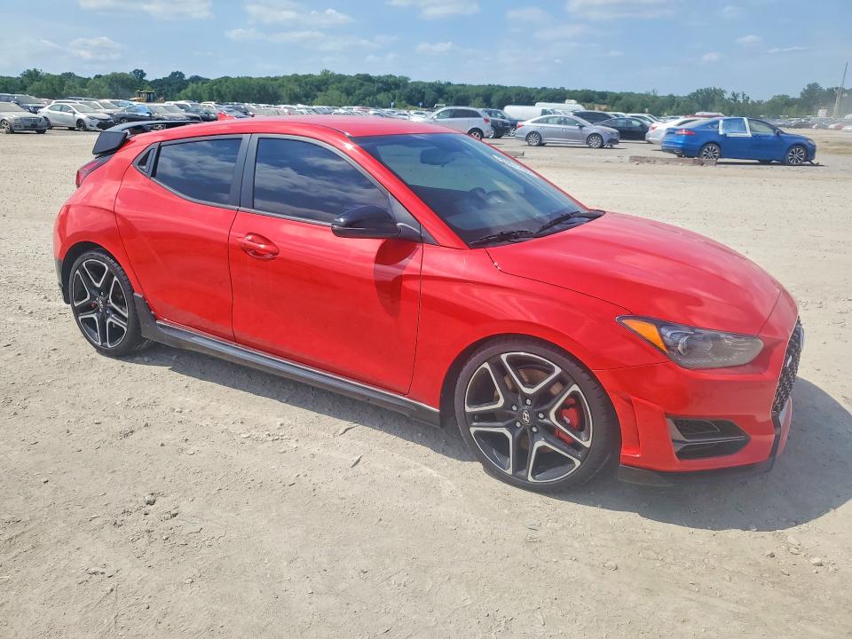 2019 Hyundai Veloster VIN KMHT36AH1KU001578 COPART salvage auction — UNDERCARRIAGE, Mo - Salvage Certificate Of Title, sold $325 on 2026-07-28 (photo 4)
