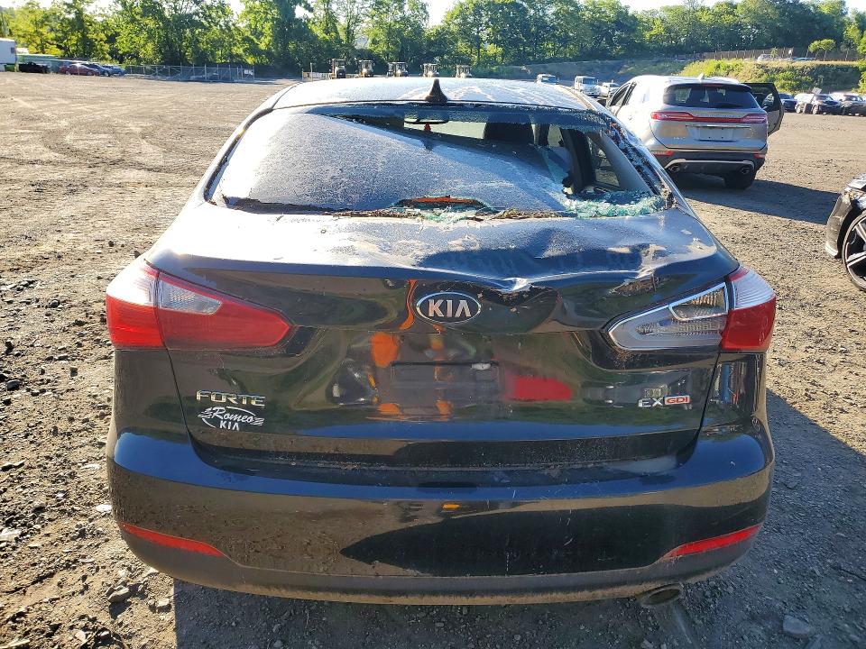 2014 Kia Forte VIN KNAFZ4A84E5060771 COPART salvage auction — REAR END, Ny - Certificate Of Title, sold $675 on 2026-07-23 (photo 6)