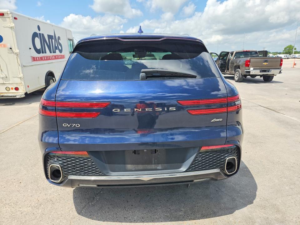 2022 Genesis Gv70 VIN KMUMADTB0NU039302 COPART salvage auction — WATER/FLOOD, Salvage Title, sold $13,900 on 2026-07-22 (photo 6)