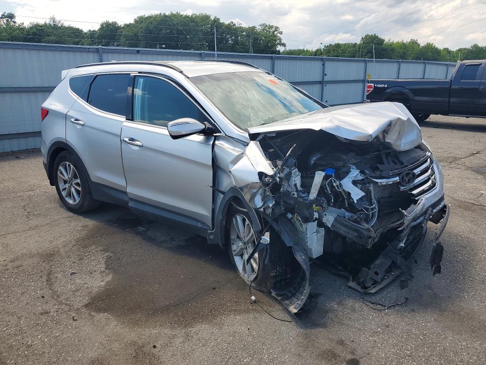 2016 Hyundai Santa fe VIN 5XYZUDLA7GG309136 COPART salvage auction — FRONT END, Nj - Cert Of Title-Salvage, sold $150 on 2026-07-28 (photo 4)