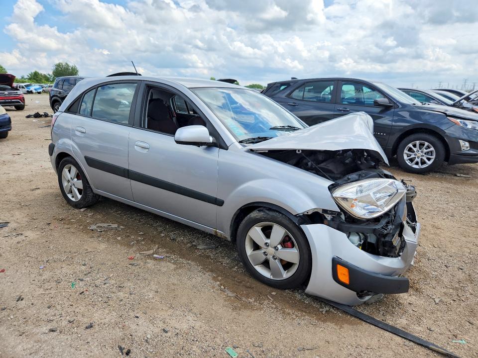 2009 Kia Rio VIN KNADE243196493150 COPART salvage auction — FRONT END, IL - SALVAGE CERTIFICATE, sold $250 on 2026-07-28 (photo 4)