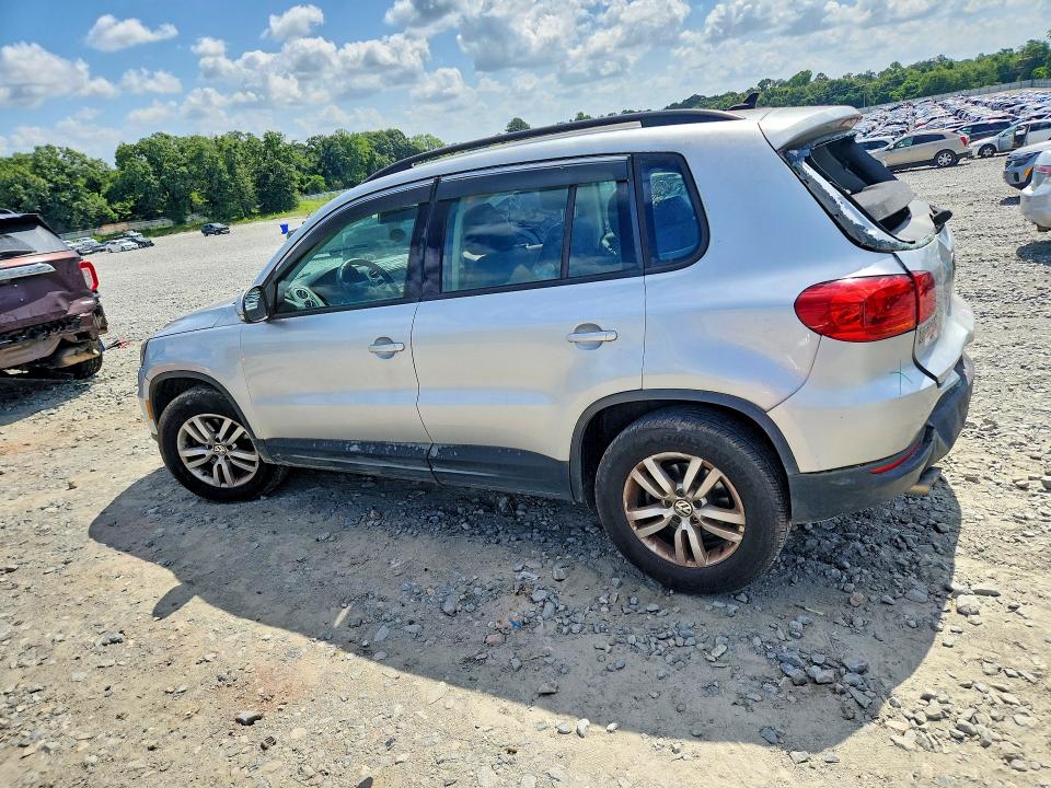 2017 Volkswagen Tiguan VIN WVGAV7AX5HK006088 COPART salvage auction — REAR END, GA - CERT OF TITLE-SALVAGE, sold $300 on 2026-07-30 (photo 2)