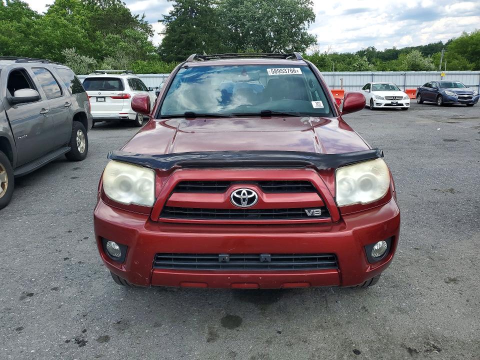 2007 Toyota 4runner VIN JTEBT17R078039219 COPART salvage auction — MINOR DENT/SCRATCHES, PA - CERT OF TITLE (P), sold $4,500 on 2026-07-16 (photo 5)