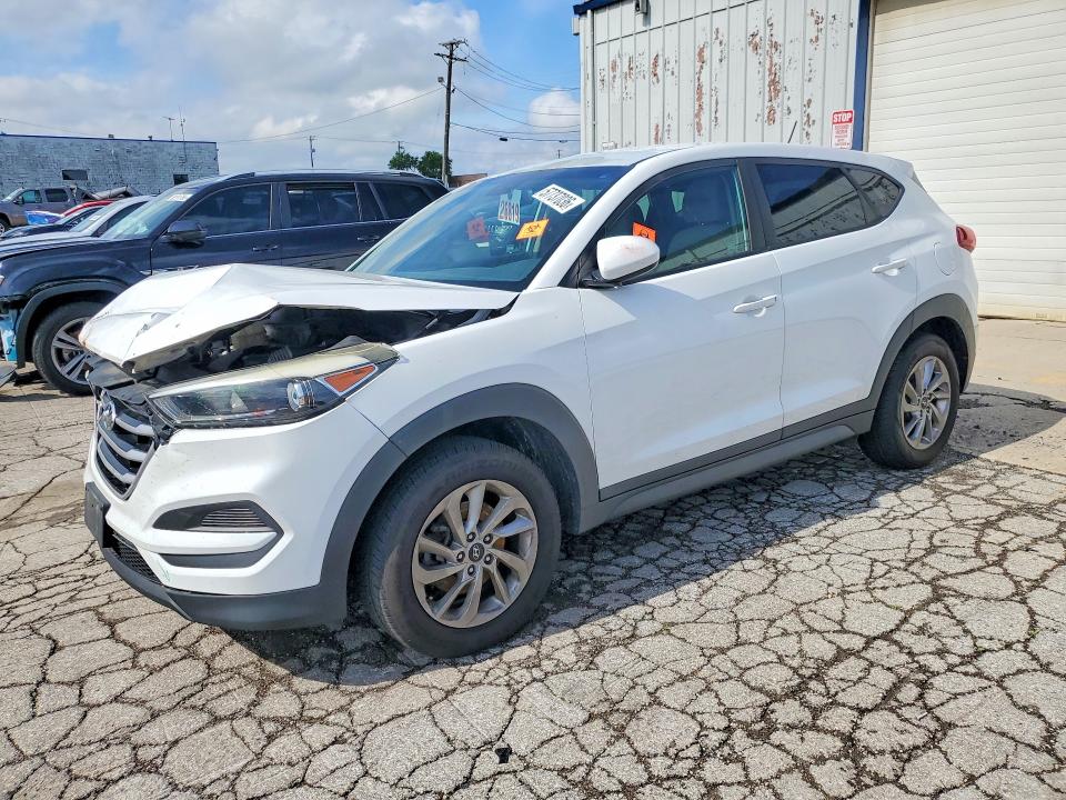 2017 Hyundai VIN KM8J23A41HU408671 COPART salvage auction — FRONT END, Il - Salvage Certificate, sold $2,250 on 2026-07-29 (photo 1)