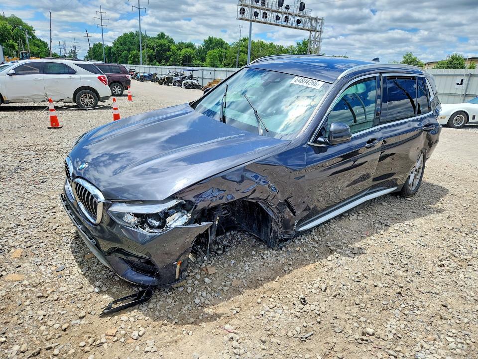 2019 BMW VIN 5UXTY5C04LLT32796 COPART salvage auction — FRONT END, Oh - Cert Of Title-Salvage, sold $4,150 on 2026-07-02 (photo 1)