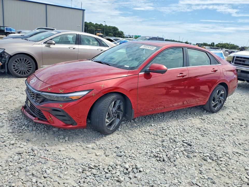 2024 Hyundai Elantra VIN KMHLP4DG6RU686179 COPART salvage auction — FRONT END, Fl - Cert Of Title Slvg Rebuildable, sold $5,500 on 2026-07-20 (photo 1)