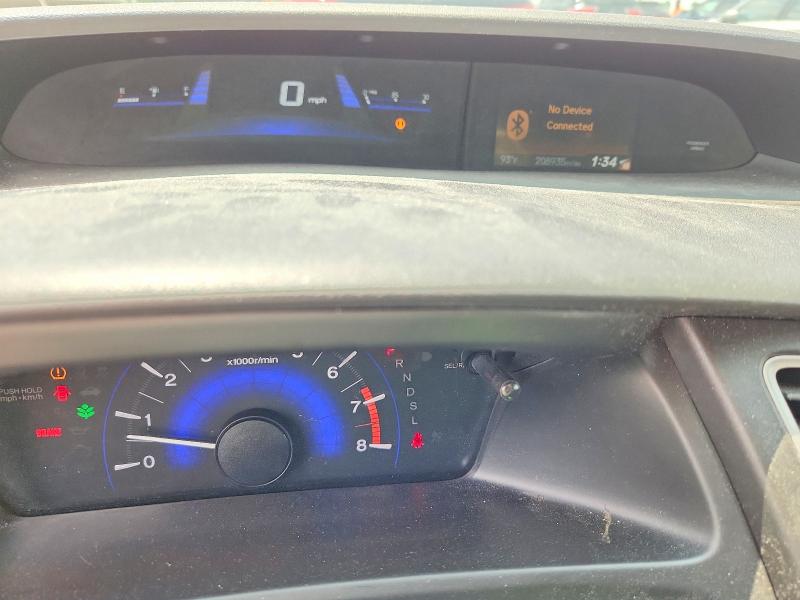 2014 Honda Civic VIN 2HGFG3B56EH506565 COPART salvage auction — FRONT END, Pa - Cert Of Title, sold $1,600 on 2026-07-06 (photo 9)