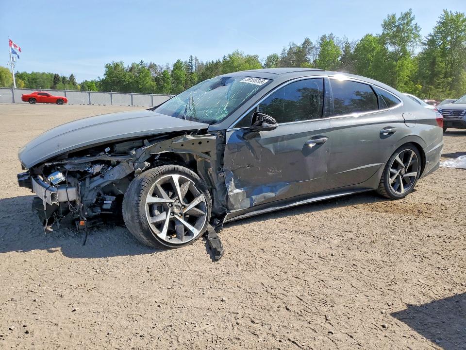 2022 Hyundai Sonata VIN 5NPEJ4J2XNH139380 COPART salvage auction — FRONT END, On - Permit Salvage, sold $450 on 2026-07-28 (photo 1)